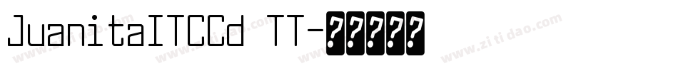 JuanitaITCCd TT字体转换
